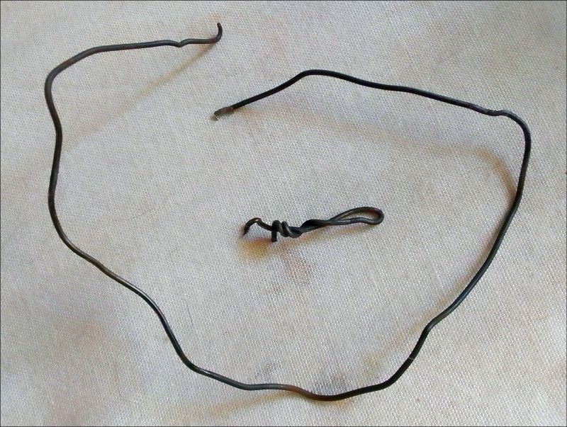 Iron wire removed from Sonja